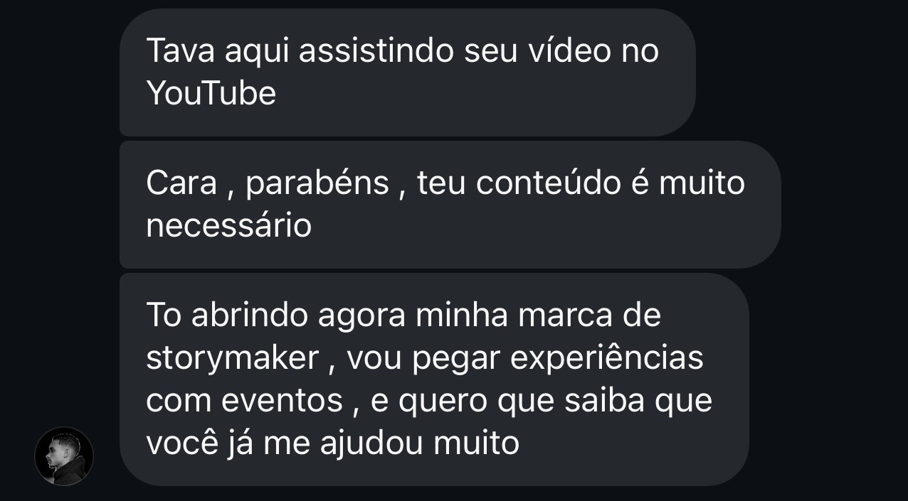 Depoimento de aluno 5